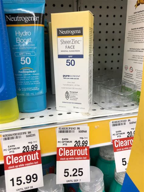 shoppers drug mart spf 50.